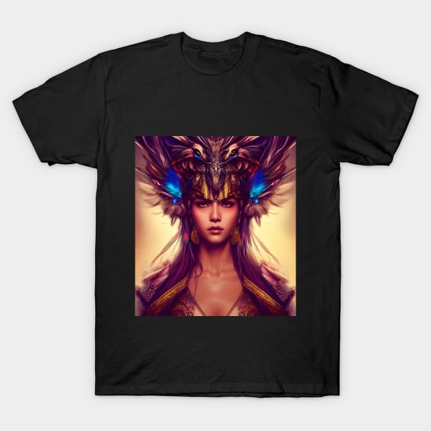 She has the power of the Eagle T-Shirt by vickycerdeira